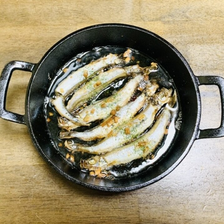 ししゃもレシピ ししゃものアヒージョ